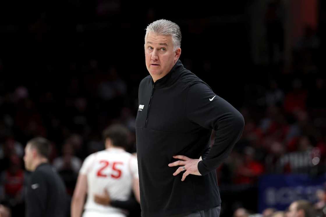 Matt Painter of the Purdue Boilermakers stands on the sideline during the game against the Ohio State Buckeyes Matt Painter of the Purdue Boilermakers stands on the sideline during the game against the Ohio State Buckeyes