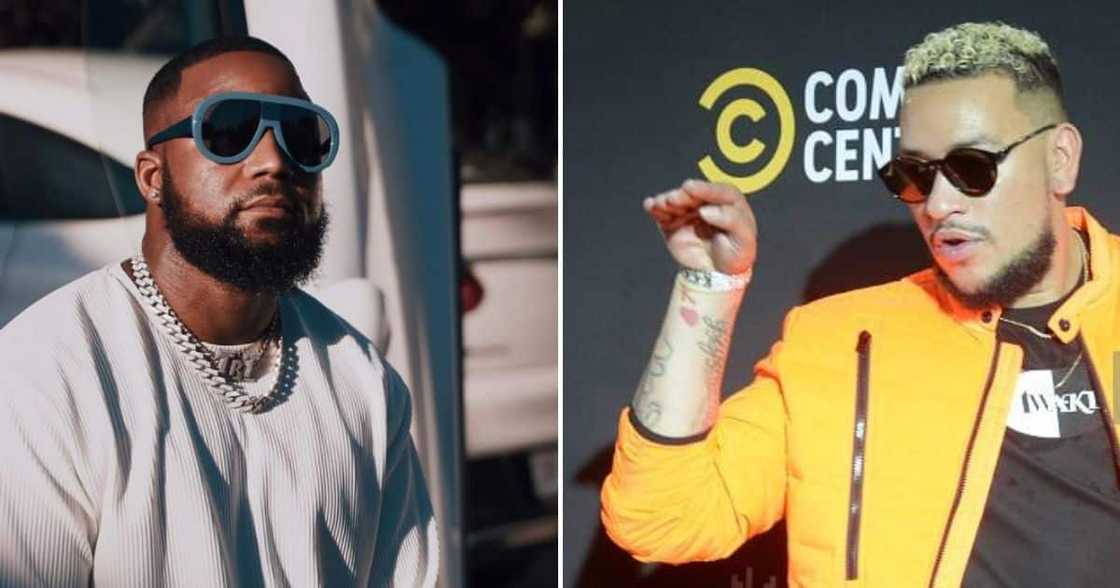 AKA, Cassper Nyovest, Rappers, Boxing Match AKA, Cassper Nyovest, Rappers, Boxing Match