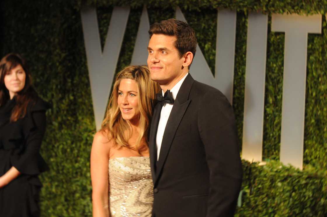 Jennifer Aniston and John Mayer in West Hollywood