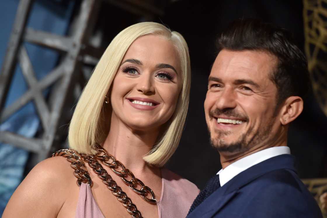 Katy Perry and Orlando Bloom at the Carnival Row premiere