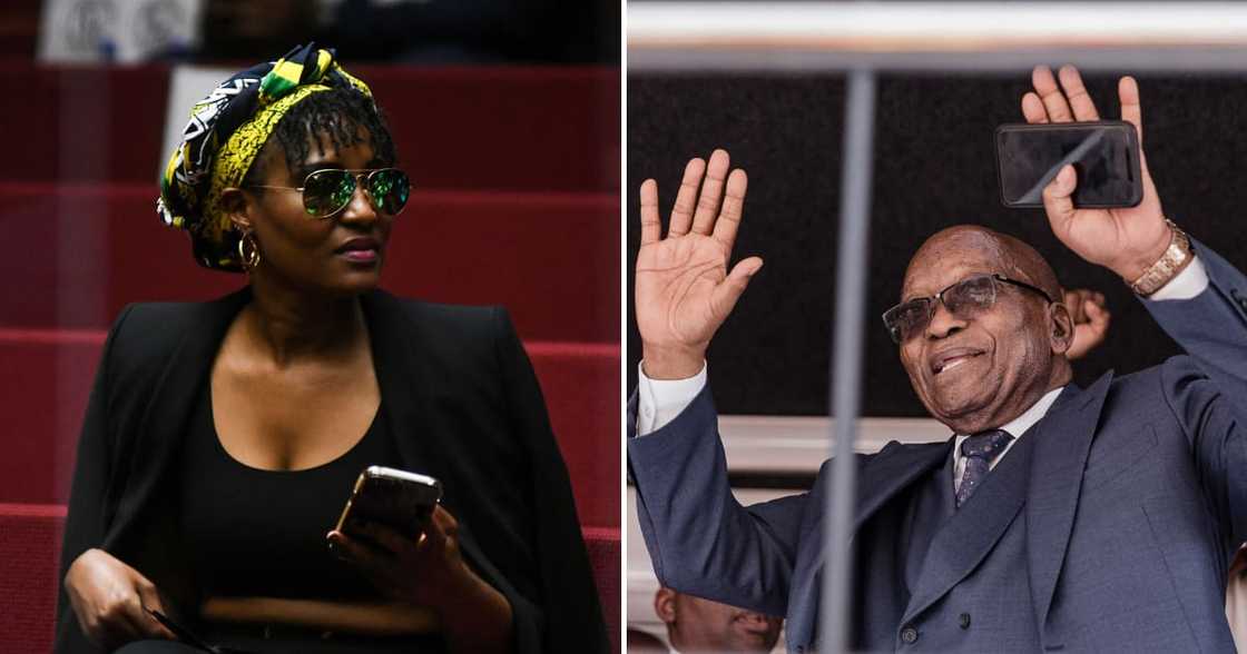 Duduzile Zuma defends her father Jacob Zuma Duduzile Zuma defends her father Jacob Zuma