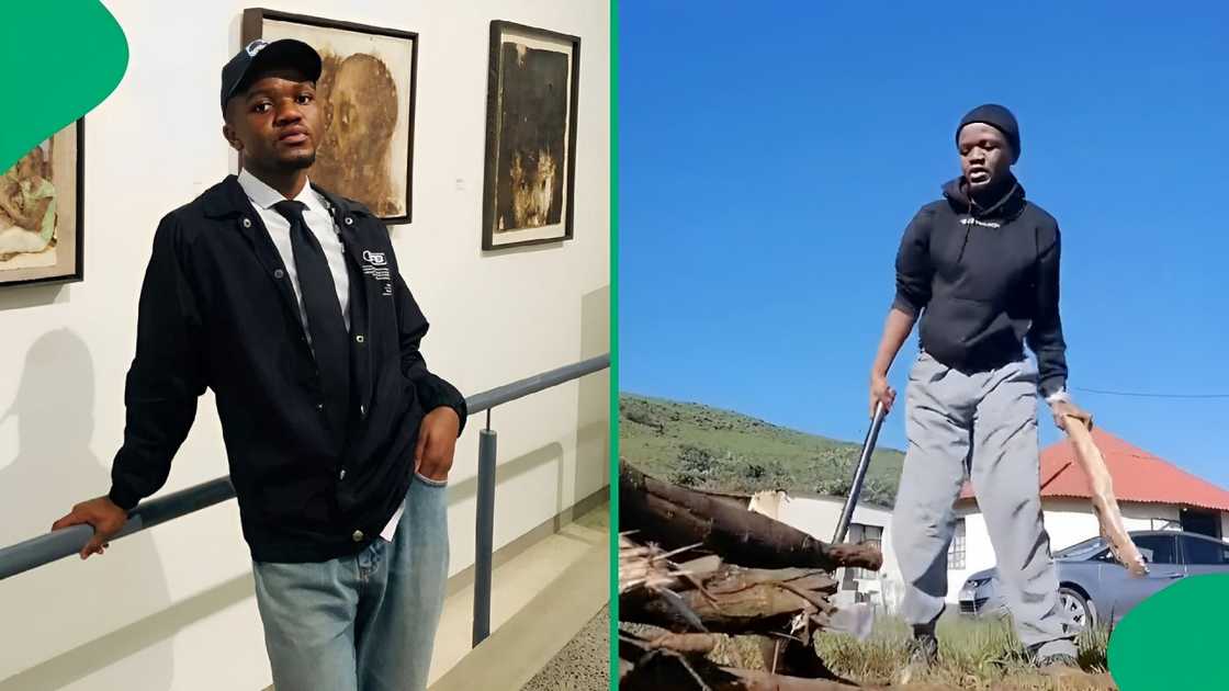 A man compared his city versus rural life in a TikTok video A man compared his city versus rural life in a TikTok video