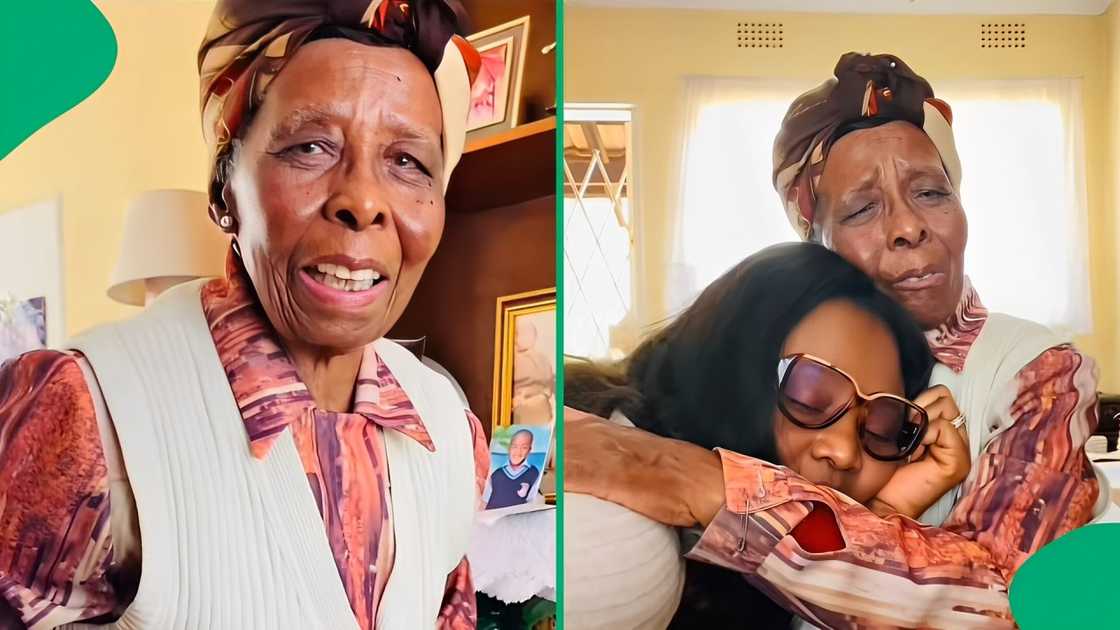 A TikTok video shows a 92-year-old delivering her encouraging message, which touched many.