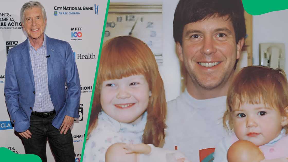 Tom Bergeron attends MPTF's "Lights, Camera, Take Action!" Telethon at Sunset Bronson Studios. Tom Bergeron and the kids.