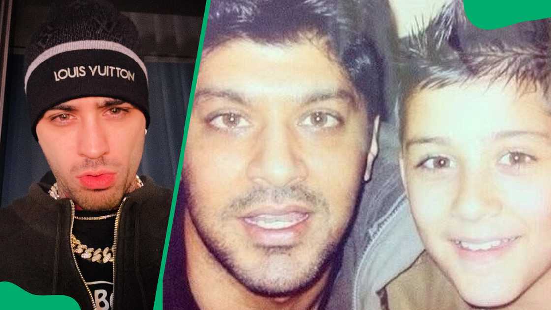 Zayn Malik and his father Zayn Malik and his father