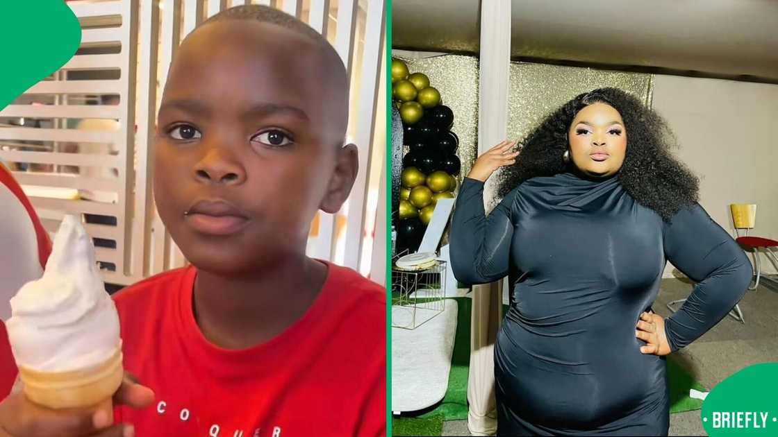 A woman’s little brother lectured her about marriage in a TikTok video. A woman’s little brother lectured her about marriage in a TikTok video.