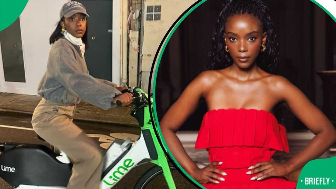 Ama Qamata in Paris Ama Qamata in Paris