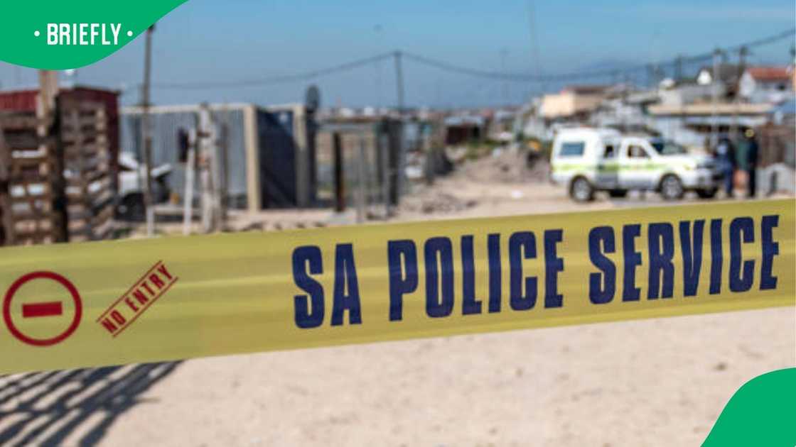 SAPS crime scene tape SAPS crime scene tape