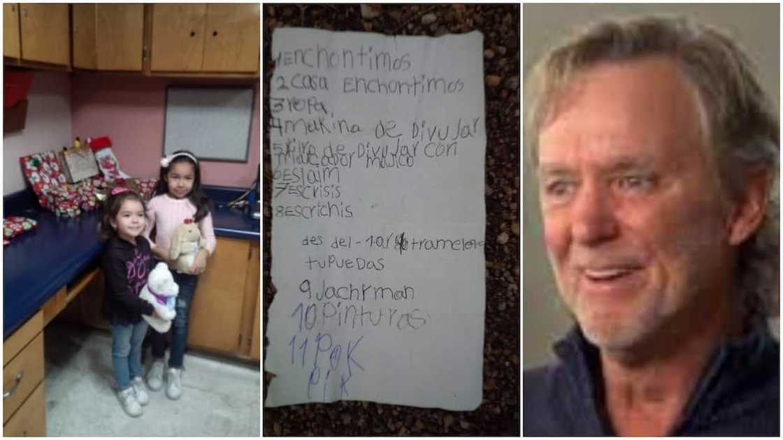 The girl said she needed clothes, among many other things. The girl said she needed clothes, among many other things.