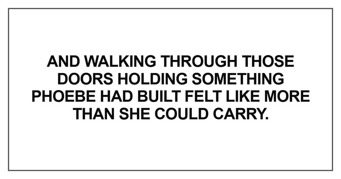 And walking through those doors And walking through those doors