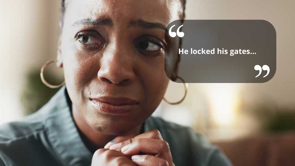 A sad woman A sad woman