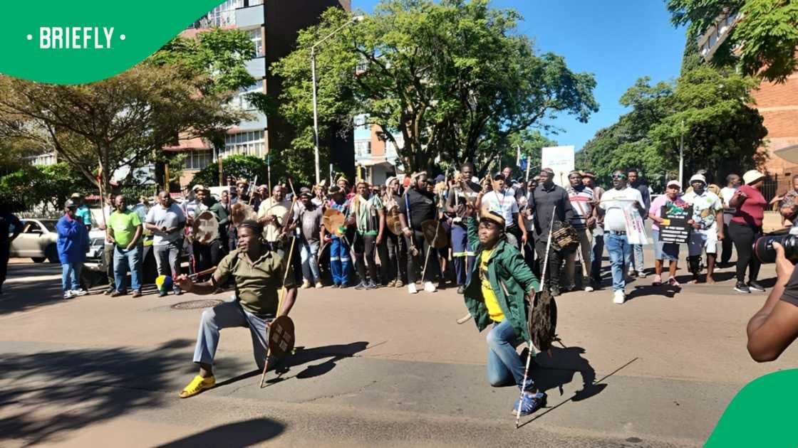 Supporters of the anti-illegal immigration march in Johannesburg said that foreign nationals have a sense of entitlement Supporters of the anti-illegal immigration march in Johannesburg said that foreign nationals have a sense of entitlement