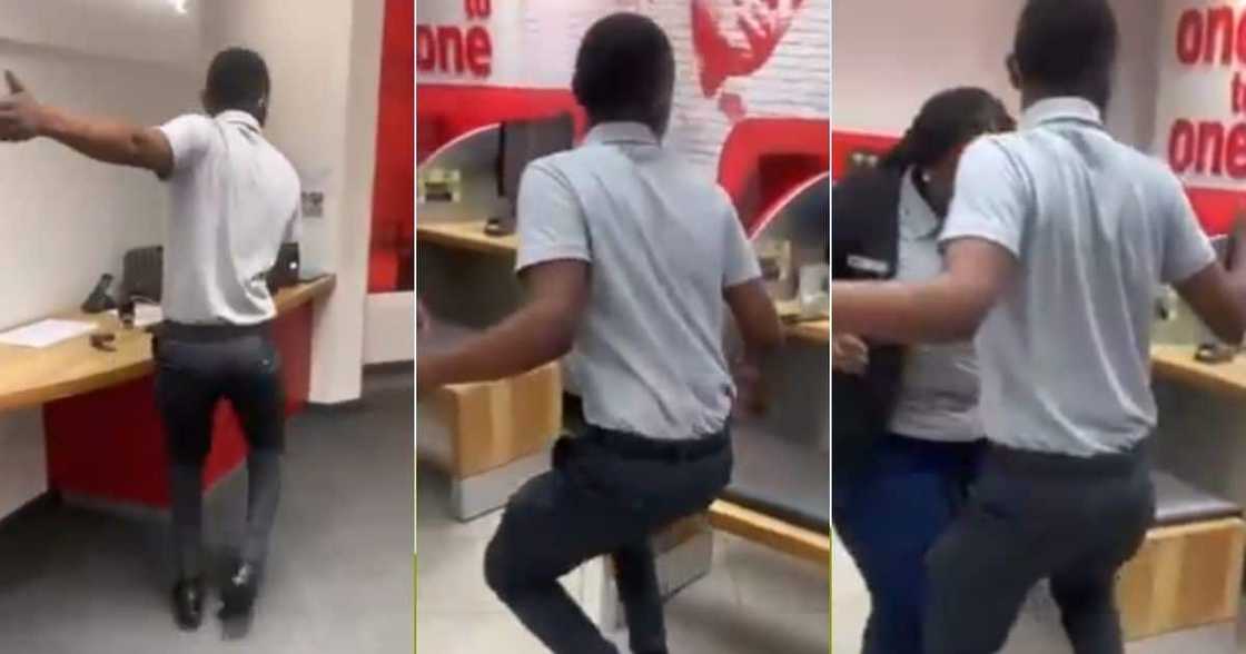 Capitec Bank, Employee, Busts a Dance, Move in a Video, SA Capitec Bank, Employee, Busts a Dance, Move in a Video, SA