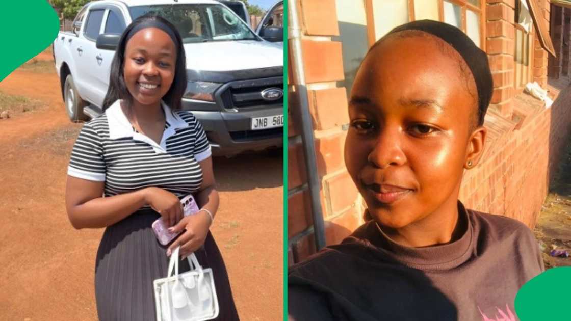 A girl bought her matric dance dress from Shein. A girl bought her matric dance dress from Shein.