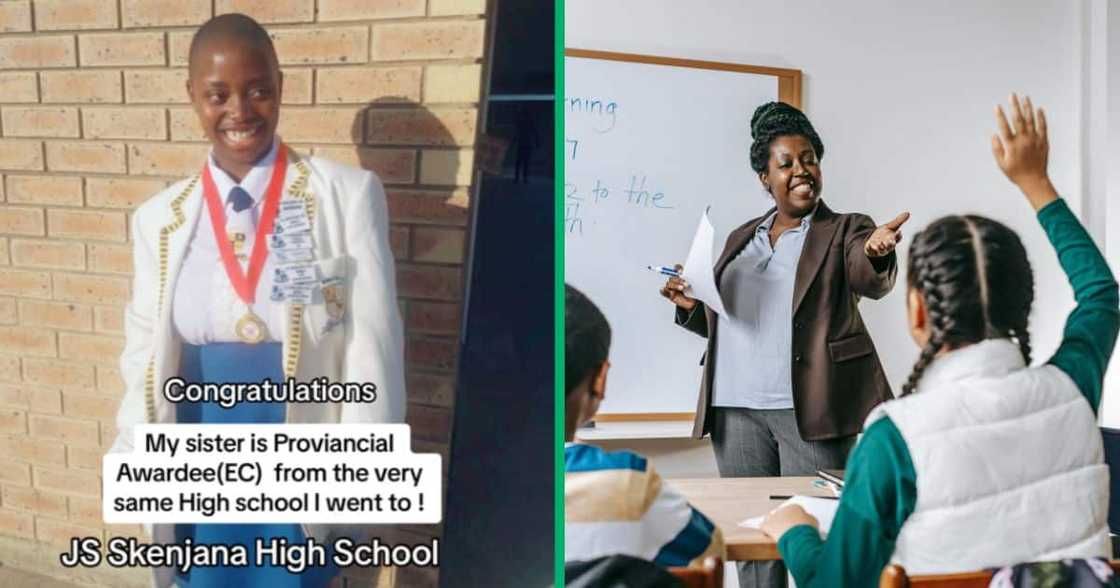 Mzansi beams with pride after a young woman became one of Eastern Cape's matric top achievers. Mzansi beams with pride after a young woman became one of Eastern Cape's matric top achievers.