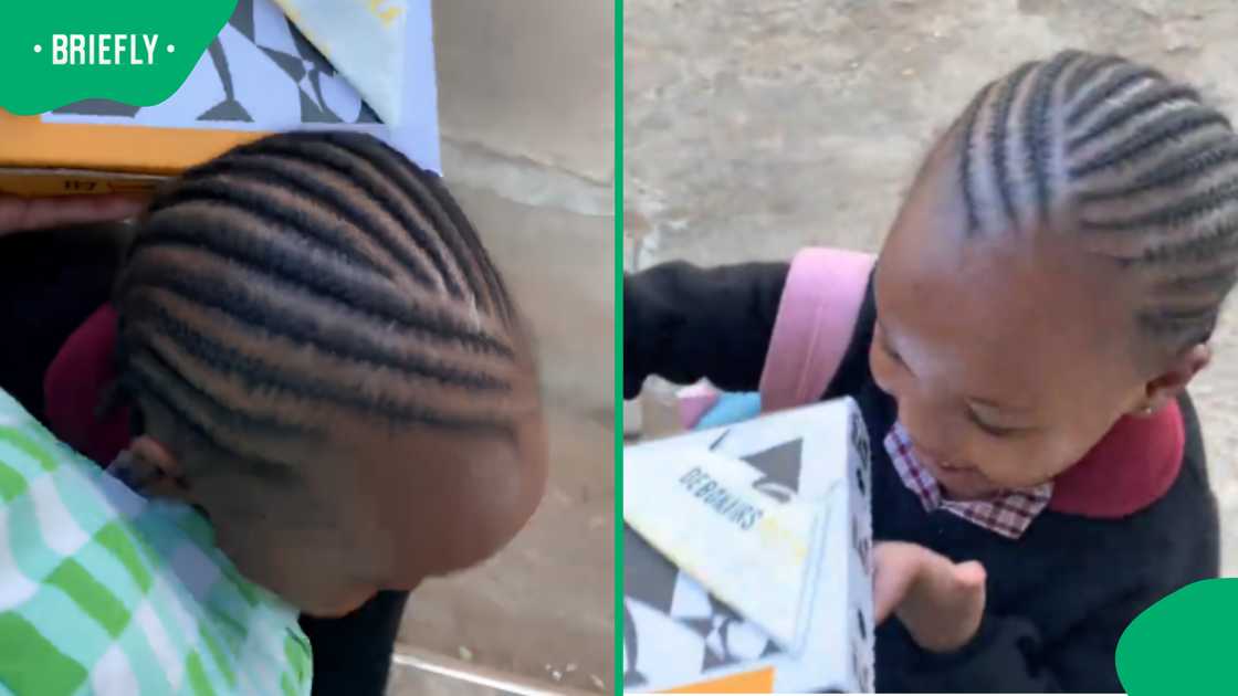 Young girl’s joyful reaction to Debonairs pizza goes viral Young girl’s joyful reaction to Debonairs pizza goes viral