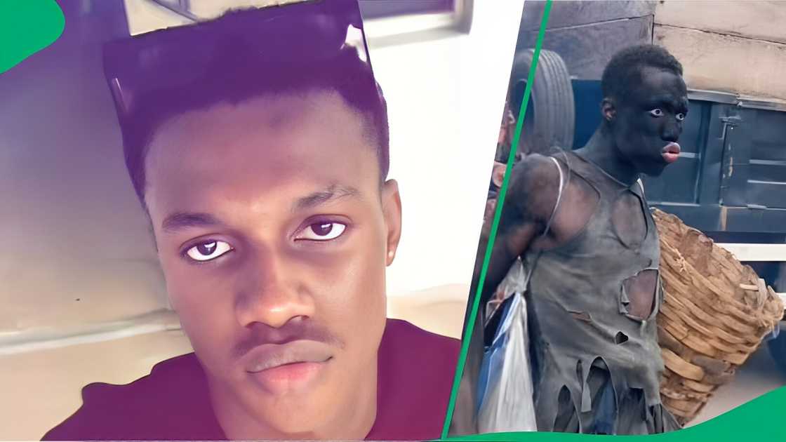 A TikTok video shows a man unveiling his journey from homeless to healed. A TikTok video shows a man unveiling his journey from homeless to healed.