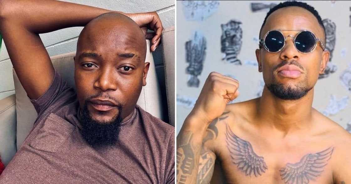 Moshe Ndiki, SK Khoza, loved up video, dating rumours Moshe Ndiki, SK Khoza, loved up video, dating rumours