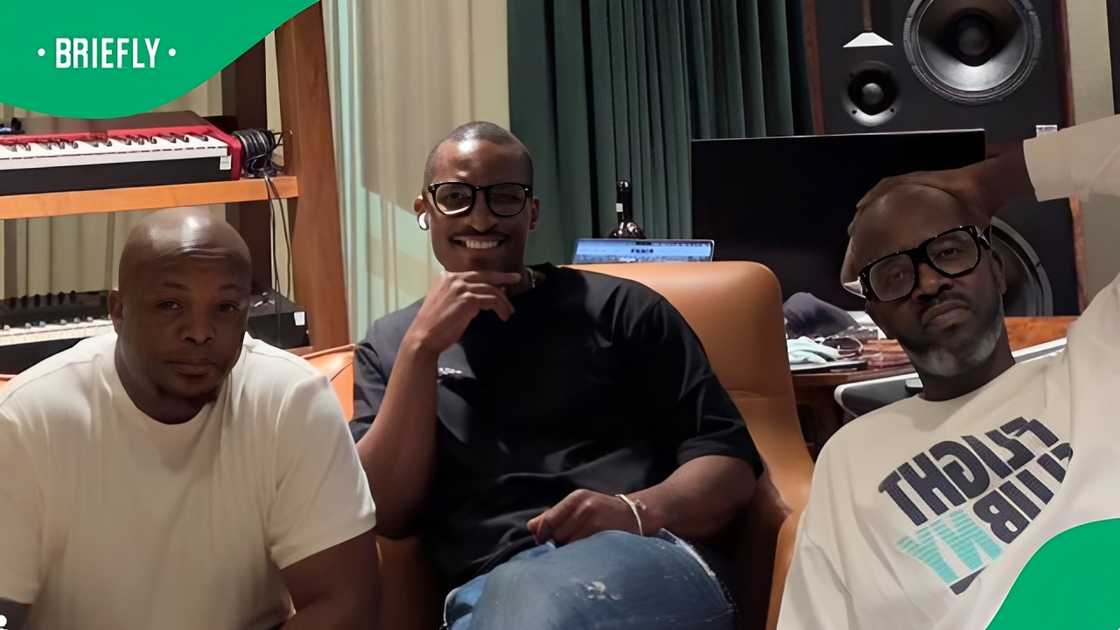 Black Coffee and his former bandmates of Shana have reunited. Black Coffee and his former bandmates of Shana have reunited.