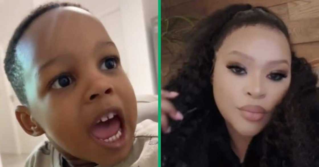 TikTok video of child unhappy with mom