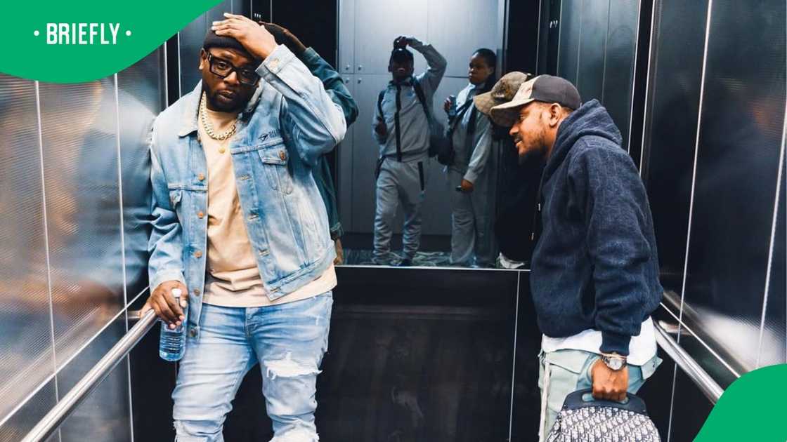 DJ Maphorisa with Kabza De Small DJ Maphorisa with Kabza De Small