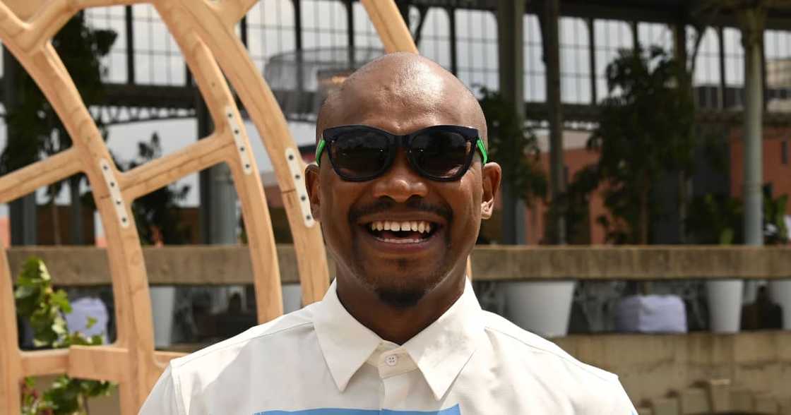 TT Mbha told Briefly News that he is selling his sneakers to buy LED lamps for matriculants TT Mbha told Briefly News that he is selling his sneakers to buy LED lamps for matriculants