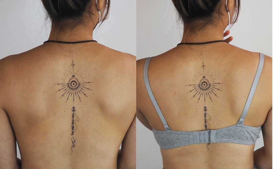 Compass tattoo