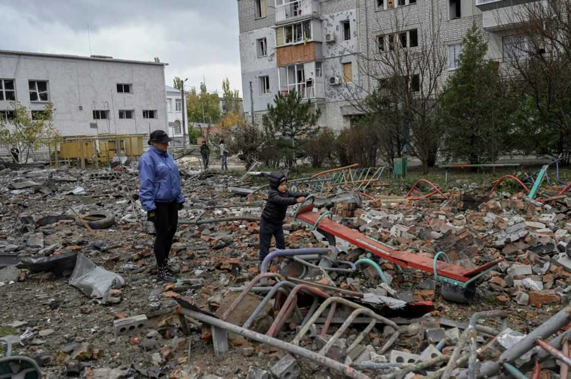 'Children are dying, old people are dying because (Putin) is in the throes of agony,' one Mykolaiv resident said 'Children are dying, old people are dying because (Putin) is in the throes of agony,' one Mykolaiv resident said