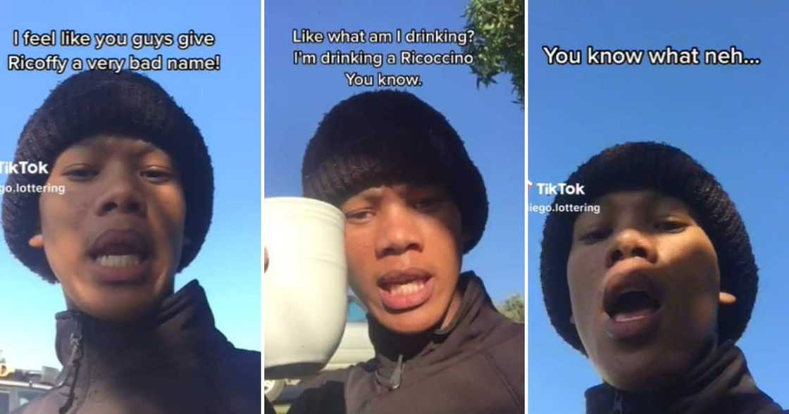 TikTok user @diego.lottering will never let Ricoffy fall TikTok user @diego.lottering will never let Ricoffy fall