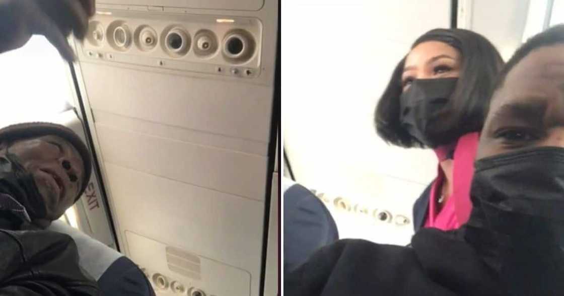 Madala, Mzansi, Asks Flight Attendant, Charge Phone, Plane Madala, Mzansi, Asks Flight Attendant, Charge Phone, Plane