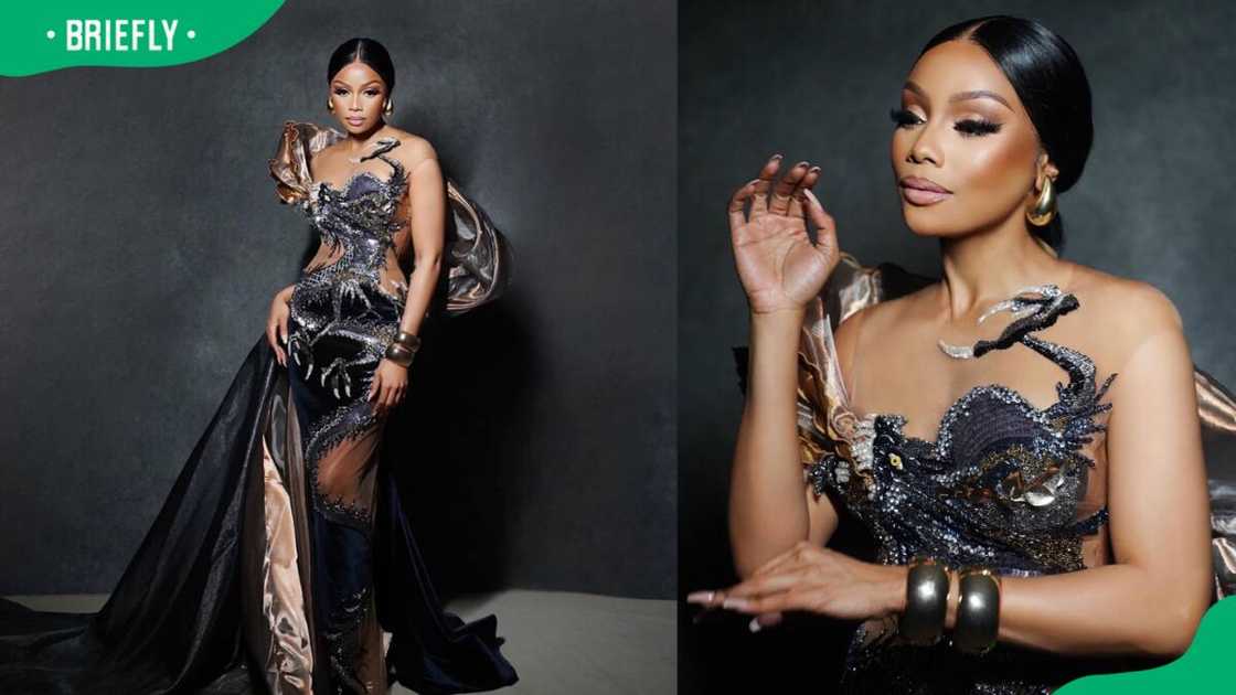 Bonang Matheba at Miss SA