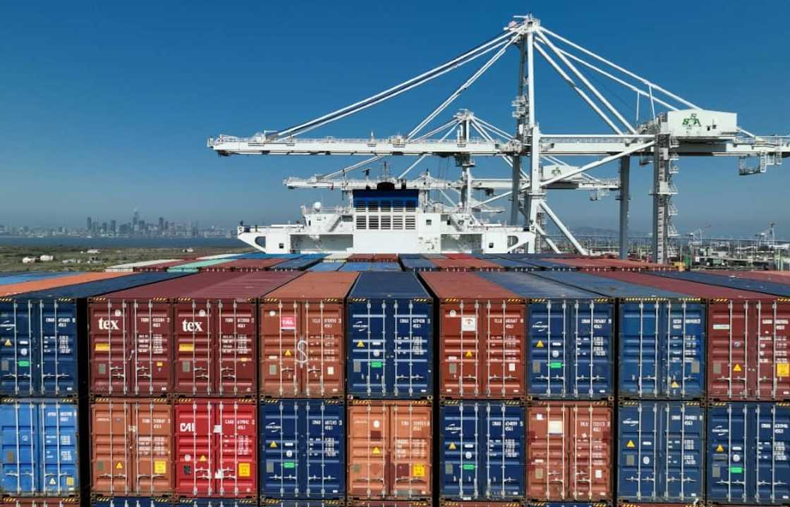 The US trade deficit shrank to $58.3 billion in August, according to government data The US trade deficit shrank to $58.3 billion in August, according to government data