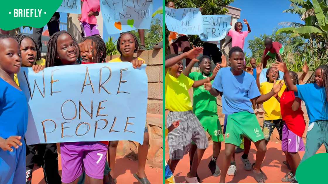 Uganda's Ghetto Kids shared a message of African unity for South Africa