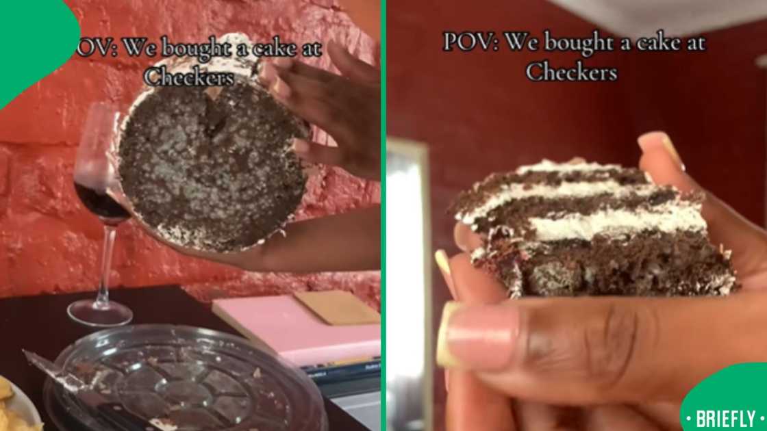 A screenshot from the viral TikTok video showing the mouldy birthday cake incident that quickly gained traction on social media A screenshot from the viral TikTok video showing the mouldy birthday cake incident that quickly gained traction on social media