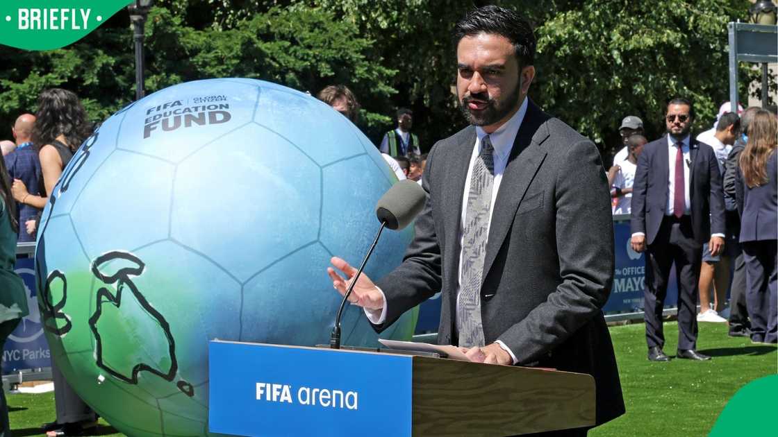 New York City Mayor Zohran Mamdani speaks during the FIFA World Cup 2026 Final Watch Party Live in Central Park Announcement New York City Mayor Zohran Mamdani speaks during the FIFA World Cup 2026 Final Watch Party Live in Central Park Announcement