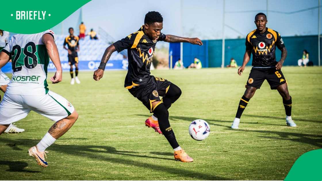 Kaizer Chiefs in action against Elche Kaizer Chiefs in action against Elche