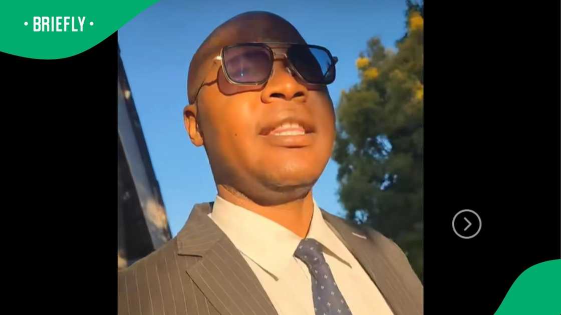 A young man went viral.