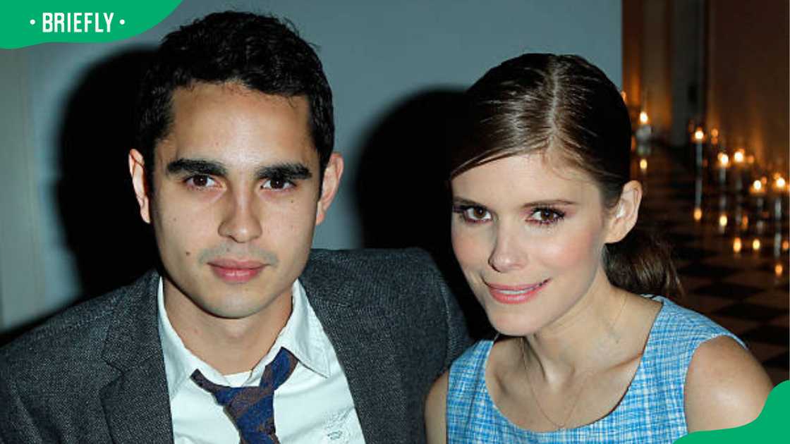 Actors Max Minghella and Kate Mara at Joe Fresh private dinner