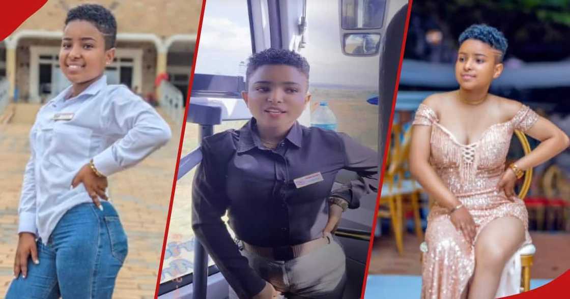 Photo collage of Nyce Moshy at work and during her leisure time. Photo collage of Nyce Moshy at work and during her leisure time.