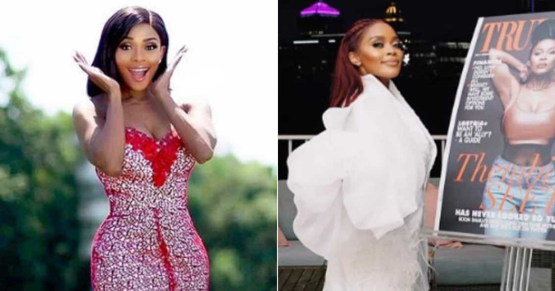 Thembi Seete, 'Gomora, True Love Magazine, Cover, Surprise, Goodies, Boom Shaka Thembi Seete, 'Gomora, True Love Magazine, Cover, Surprise, Goodies, Boom Shaka