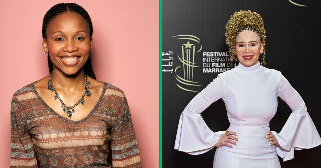 Leleti Khumalo starred in Mbongeni Ngema's Sarafina Leleti Khumalo starred in Mbongeni Ngema's Sarafina