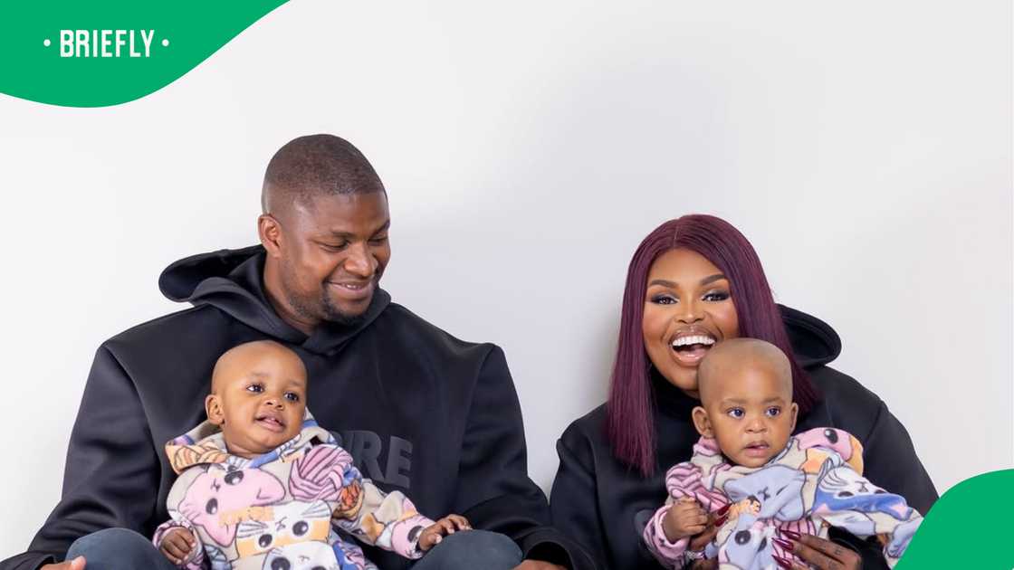Fans couldn't get enough of Gogo Maweni's adorable twin boys after their long-awaited face reveal. Fans couldn't get enough of Gogo Maweni's adorable twin boys after their long-awaited face reveal.