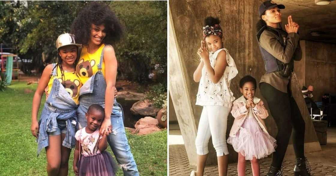 Pearl Thusi, Thandolwethu Thusi, and Okuhlekonke Thusi