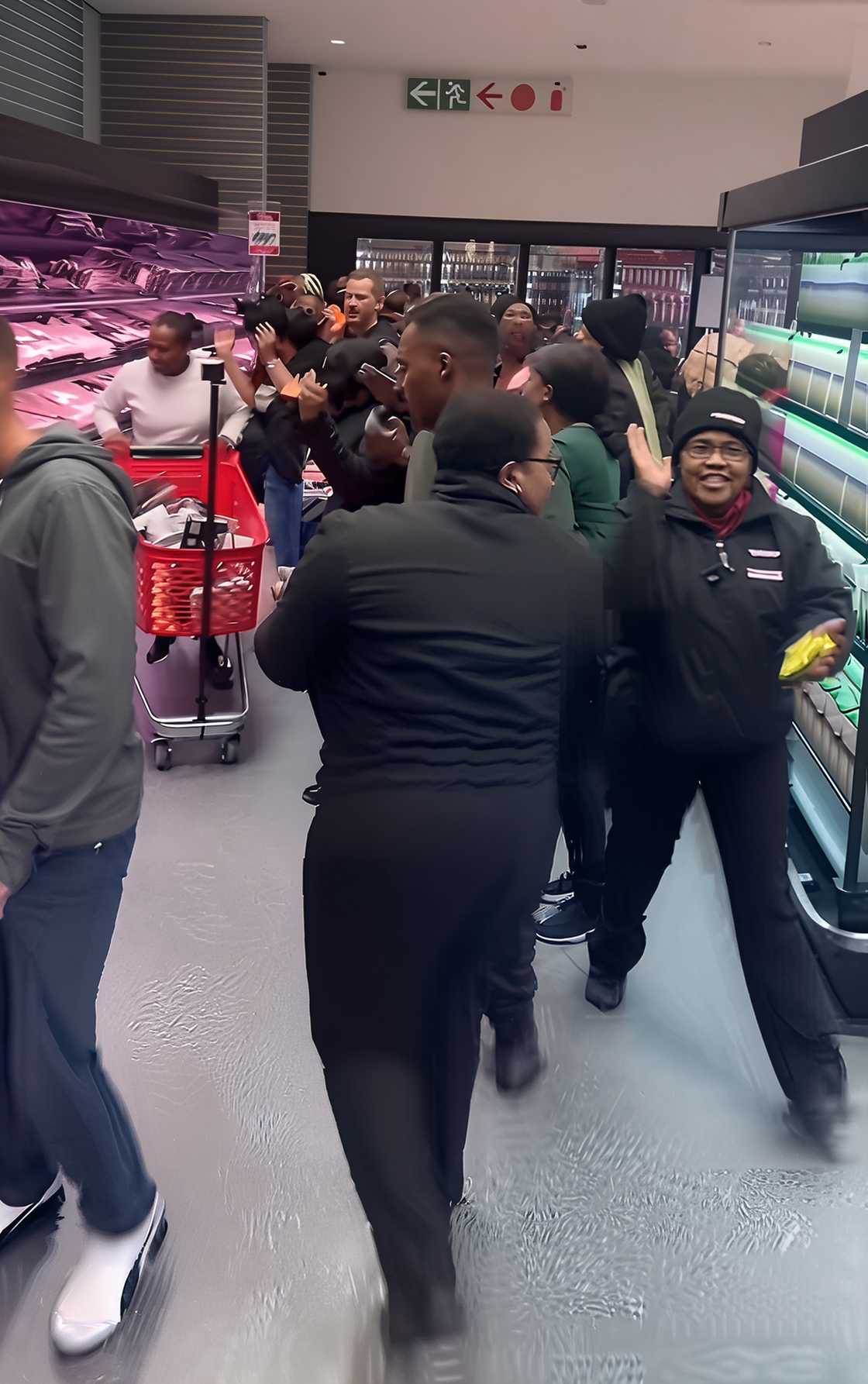 A TikTok video showcased how a man and woman got R29k in groceries at Spar during a trolley dash. A TikTok video showcased how a man and woman got R29k in groceries at Spar during a trolley dash.