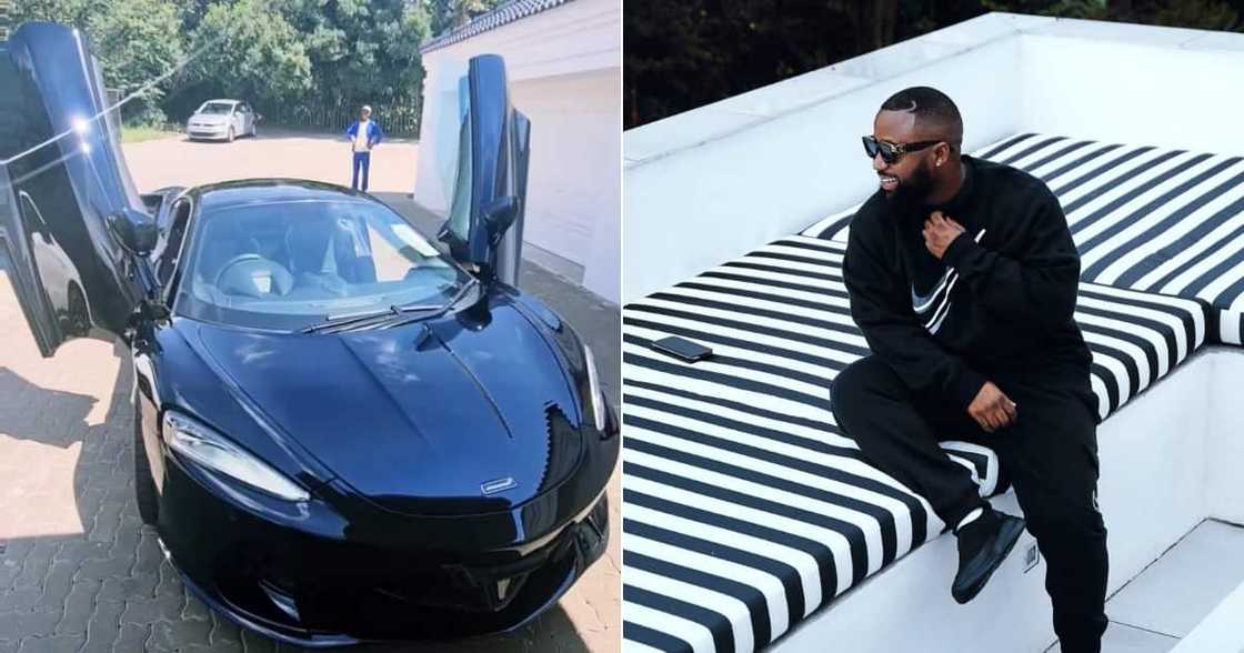 Cassper Nyovest, Rapper, Expensive gifts, Frank Muller, Timepiece, McLaren GT, Collection, British, SAHHA, Artist of the decade, Billiato, Alcohol beverage Cassper Nyovest, Rapper, Expensive gifts, Frank Muller, Timepiece, McLaren GT, Collection, British, SAHHA, Artist of the decade, Billiato, Alcohol beverage