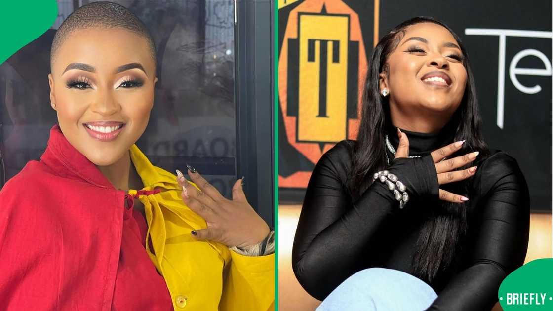 Gogo Skhotheni shared a glimpse of her newborn