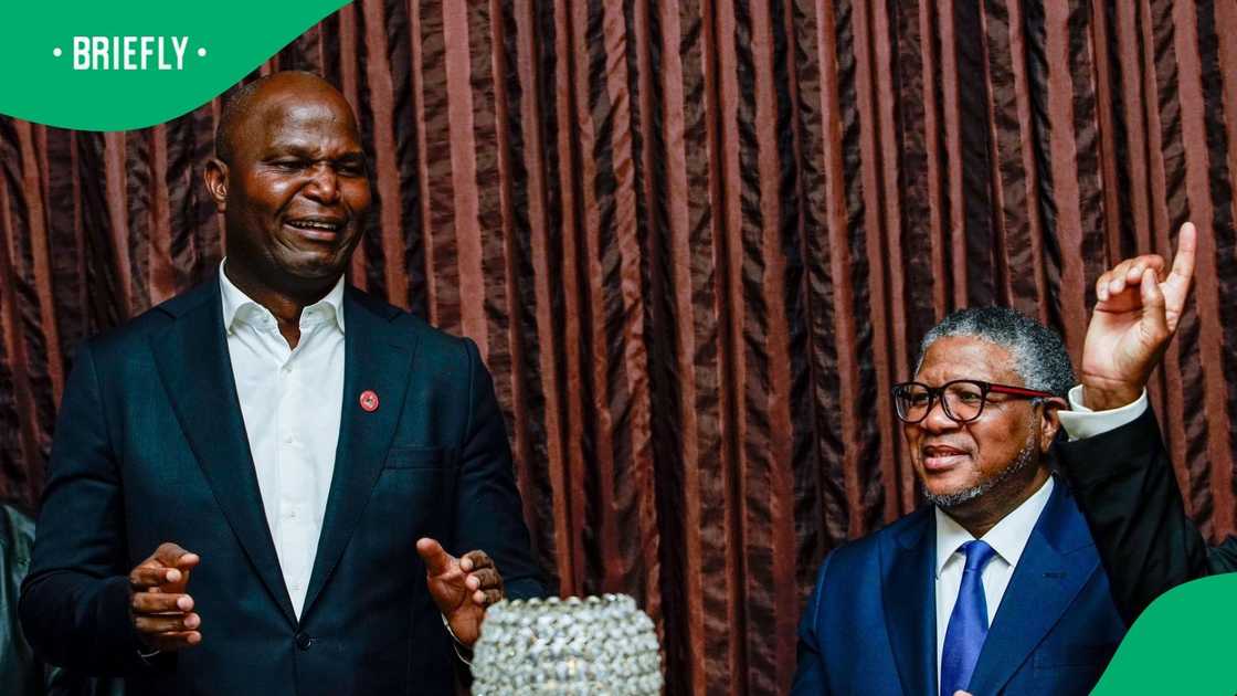 ANC's Secretary General Fikile Mbalula congratulated Frelimo for winning the elections