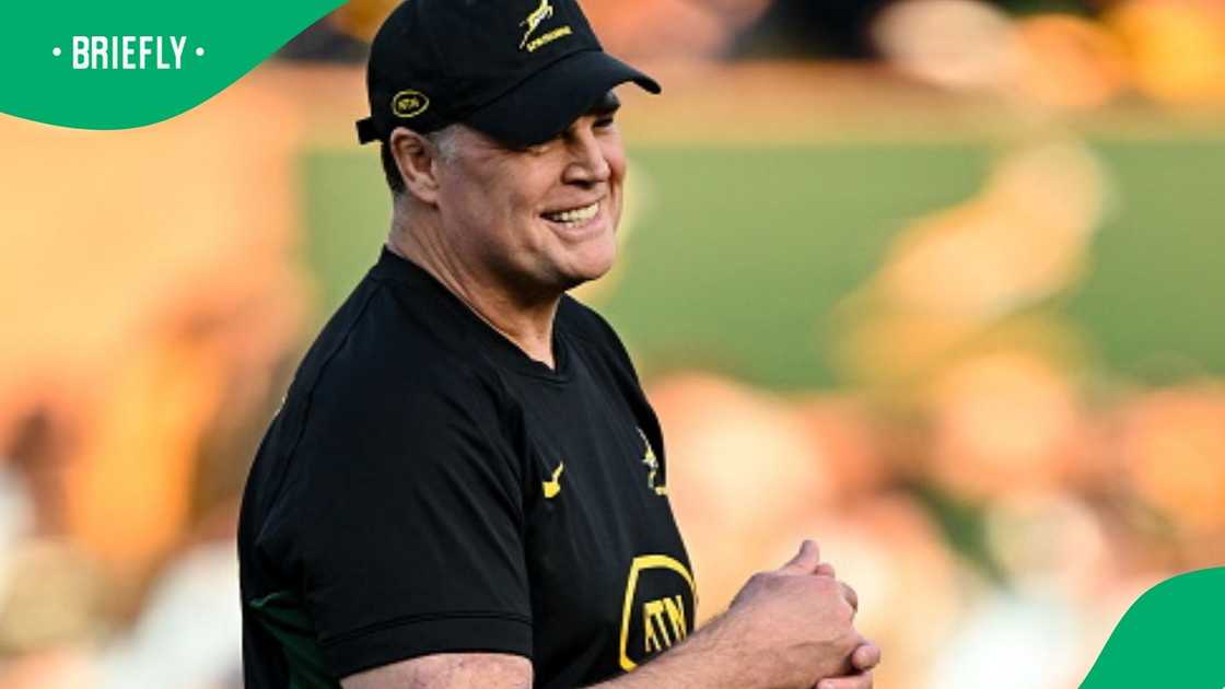 Rassie Erasmus sends a special message to South African women. Rassie Erasmus sends a special message to South African women.