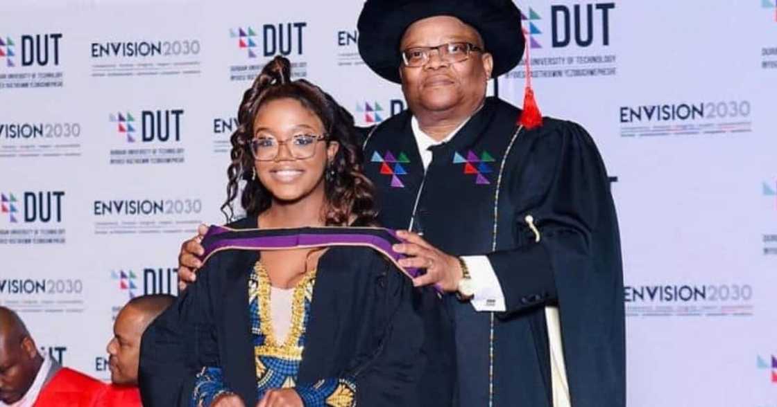 A young woman who graduated as the top student in her class in diagnostic radiography