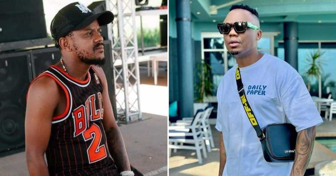 Kabza De Small and DJ tira's looks have been compared. Kabza De Small and DJ tira's looks have been compared.